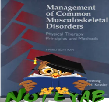 Management of Common Musculoskeletal Disorders in Physical Therapy