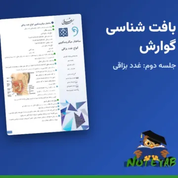 جزوه بافت شناسی گوارش جلسه دوم: ساختار میکروسکوپی انواع غدد بزاقی - دکتر تک زارع (علوم پزشکی تهران)