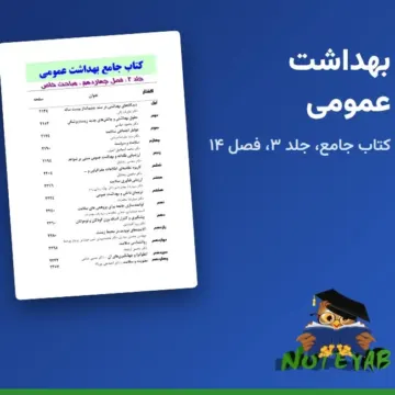 کتاب جامع بهداشت عمومی جلد 3، فصل 14: مباحث خاص (فارسی)